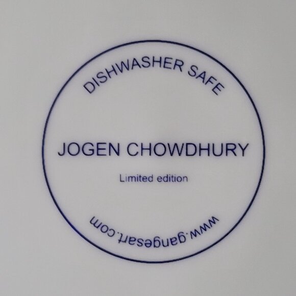 Set of Four Ganges Gallery Indian Artist Jogen Chowdhury Dinner Plates - Picture 3 of 4